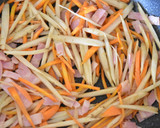 ベーコンとごぼうの鶏だしきんぴら作り方2写真
