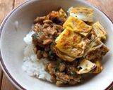 バジルソース納豆と卵焼きのご飯作り方3写真