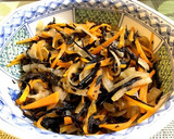 大人のひじきとみょうがのポン酢和え作り方8写真