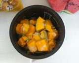 調味料１つ炊飯器で簡単ほくほく南瓜塩麹煮作り方2写真