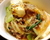 青梗菜と厚揚げとひき肉のピリ辛炒め作り方4写真
