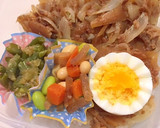 中学生 牛丼 簡単 詰め方 女子弁当作り方3写真