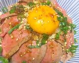 簡単！ローストビーフ丼❀(牛たたき丼)作り方6写真