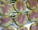 ズッキーニのハムチーズ焼き作り方1写真