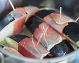 簡単♪ナスのベーコンロールのトマト煮込み作り方1写真
