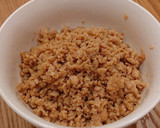 うちの三色丼/鶏そぼろ丼/あまったそぼろ作り方2写真