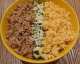 うちの三色丼/鶏そぼろ丼/あまったそぼろ作り方10写真
