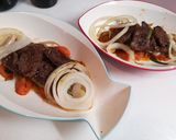 牛カルビとトマト作り方8写真