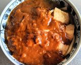 油揚げ入りレトルトカレーうどん作り方6写真