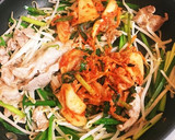 厚揚げと豚肉のキムチ炒め作り方7写真