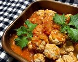 ひき肉と豆腐の団子のトマトソース煮込み作り方6写真