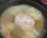 ハンバーグの煮込みカレー味作り方4写真