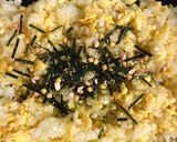 にんにく香る鮭茶漬けの素でチャーハン♪作り方8写真