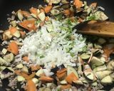 茄子とピーマン、ひき肉の辛みそ炒め作り方5写真