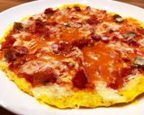 オートミールで野菜たっぷりメキシカンピザ作り方5写真