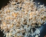 カリッカリ☆じゃこと沢庵のふりかけ作り方1写真