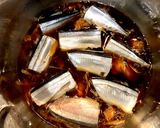 圧力鍋簡単♪骨まで美味しい秋刀魚の梅肉煮作り方3写真