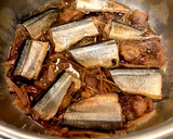圧力鍋簡単♪骨まで美味しい秋刀魚の梅肉煮作り方4写真