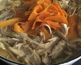 鶏鍋 白湯スープ仕立て作り方10写真