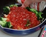 海老とブロッコリーのトマトクリームパスタ作り方10写真