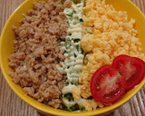 うちの三色丼/鶏そぼろ丼/あまったそぼろ作り方11写真