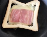 優雅なあなたに。ベーコンエッグトースト作り方4写真