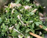 【低糖質飯】パクチーサラダチキン作り方4写真
