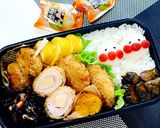 キャラ弁＊アンパンマン＊こにぎり弁当作り方1写真