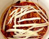 トマトソースチーズチキンラーメン☆作り方3写真