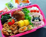 キャラ弁＊バイキンマン＊こにぎり弁当作り方1写真