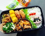 キャラ弁＊バイキンマン＊こにぎり弁当作り方2写真