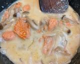 鮭ときのこのクリーム作り方7写真