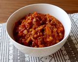 簡単♪秋野菜のトマトクリームリゾット作り方1写真