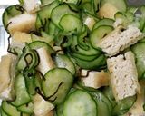 ☆きゅうり・油揚げ・塩昆布の酢の物☆作り方3写真