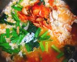 トマト煮の残りソースで韓国風雑炊作り方2写真