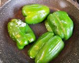 ピーマンの鮭詰め トマトマヨソース作り方4写真
