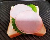 大葉とハムのゴマチーズトースト作り方3写真