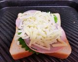 大葉とハムのゴマチーズトースト作り方4写真
