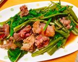 砂肝と空心菜のオイスター炒め作り方7写真
