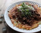 mじゃがいもの甘辛挽き肉のせ作り方8写真