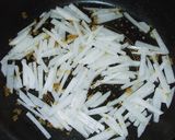 油揚げと大根の青椒肉絲風作り方3写真