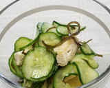 ☆きゅうり・油揚げ・塩昆布の酢の物☆作り方4写真