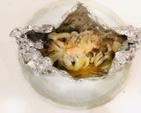 簡単おいしい！鮭のホイル焼き〜醤油バター作り方9写真
