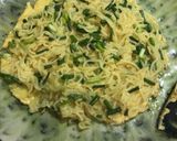 余った塩焼きそばで☆おつまみオムレツ作り方5写真