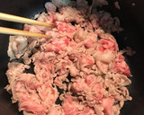 白だしであっさり。根菜と豚肉の煮物作り方3写真