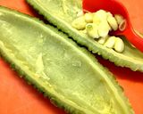 ツナカレーのゴーヤボート作り方4写真