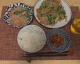 豆苗と豚肉の炒め物作り方8写真