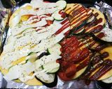 旨っ♥️グリル野菜のハーフ&ハーフ作り方4写真