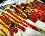 旨っ♥️グリル野菜のハーフ&ハーフ作り方6写真