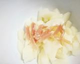 秋の薬膳　梨と生ハムの山葵和え♪作り方2写真